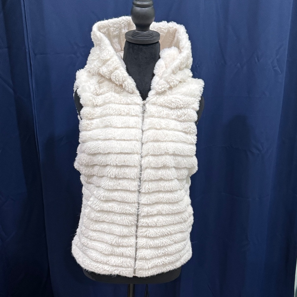 Love Tree Cream Teddy Jacket with Hood